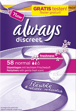 8_Always Discreet Normal Fresh_mit Sticker